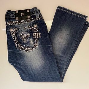 Miss me signature cropped capris